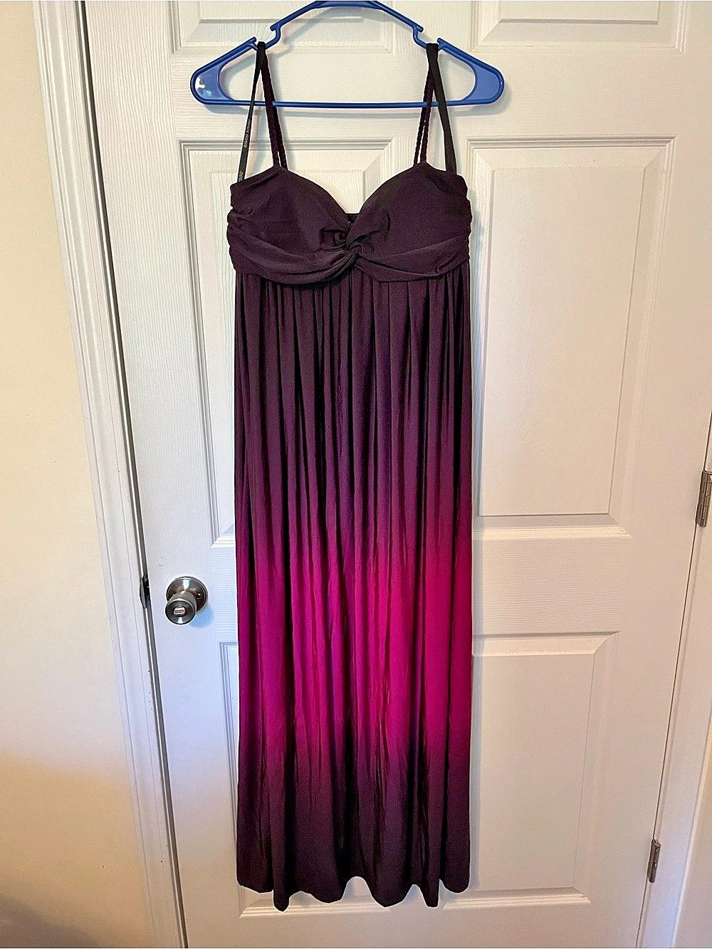 Bisou Maxi Dress in Purple & Pink Size 12